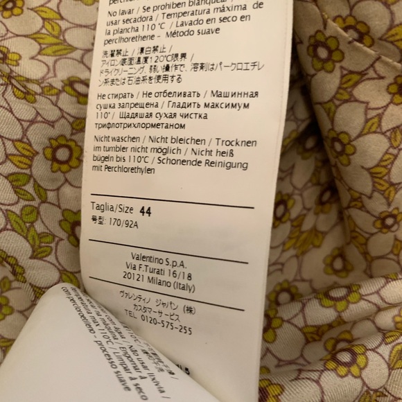 RED Valentino Women's Tweed Blazer - Tan and Cream - Picture 7 of 8